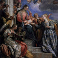 Mystical Marriage of St Catherine (detail-1) c. 1575 