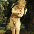 Cupid holding the reins of Mars' charger a fragment 