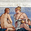 Apollo and Venus, from the Sala di Bacco, c.1561 