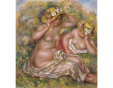 Deux Femmes Avec Des Chapeaux A Fleurs Painting artwork preview