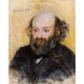 Paul Cezanne Painting  by Pierre Auguste Renoir
