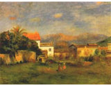 View of cagnes Painting artwork preview