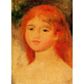 Girl With Auburn Hair Painting by Pierre Auguste Renoir