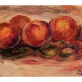 Peaches And Almonds Painting by Pierre Auguste Renoir