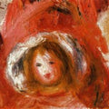 Girl With Hat Painting by Pierre Auguste Renoir