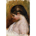 Young Girl Reading5 Painting by Pierre Auguste Renoir