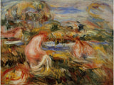 Two Bathers In A Landscape Painting artwork preview