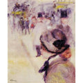 Place Clichy Painting by Pierre Auguste Renoir