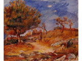 Landscape Woman Under A Tree Painting artwork preview