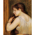 The Coiffure Aka Young Girl Combing Her Hair Painting by Pierre Auguste Renoir