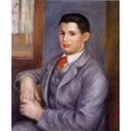 Young Man In A Red Tie Painting by Pierre Auguste Renoir