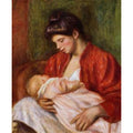 Young Mother Painting by Pierre Auguste Renoir