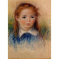 Portrait Of A Little Girl Painting by Pierre Auguste Renoir