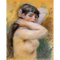 Young Woman At Her Toilette Painting by Pierre Auguste Renoir