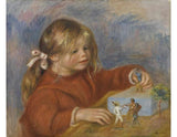 Claude Renoir Playing Painting artwork preview