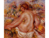 After Bathing Seated Female Nude Painting artwork preview