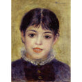 Smiling Young Girl Painting