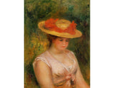 Young Woman In A Straw Hat3 Painting artwork preview