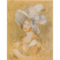 Amelie Dieterie In A White Hat Painting