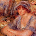Andree In Blue Aka Andree Heurschling Painting Painting