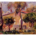 Houses In Cagnes Painting