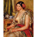 Young Woman Seated In An Oriental Costume Painting