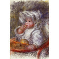 Jean Renoir In A Chair Aka Child With A Biscuit Painting