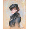 Femme aA  la toque Painting