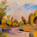 Banks Of A River Painting