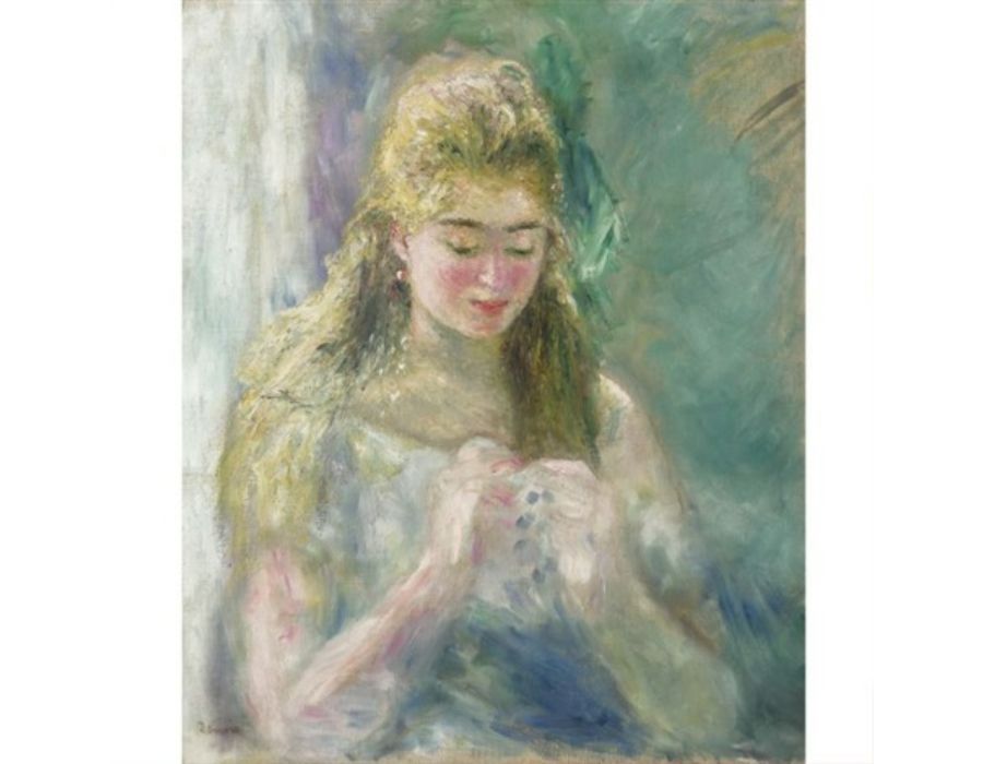La Couseuse Painting