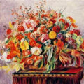 Basket Of Flowers Painting