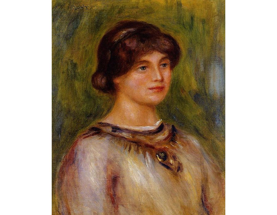 Portrait Of Marie Lestringuez Painting