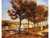 The Bridge At Argenteuil In Autumn Painting artwork preview