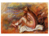 Bather Seated By The Sea Painting artwork preview
