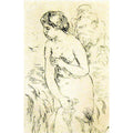 20th Century Baigneuse Debout, A Mi-Jambes Painting