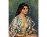 Gabrielle with an open blouse Painting artwork preview