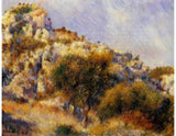 Rocks At L Estaque Painting artwork preview