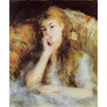 The Thinker Aka Seated Young Woman Painting