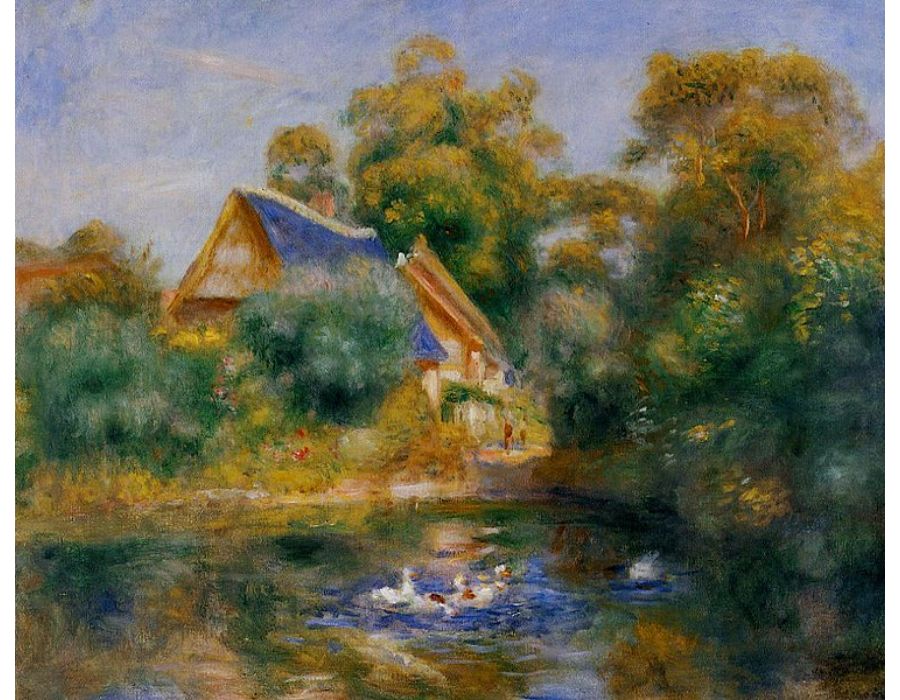 La Mere Aux Oies Painting