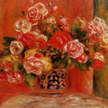 Roses In A Vase3 by Pierre Auguste Renoir