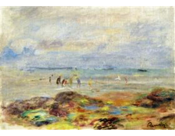 Rocks with Shrimp Fishermen