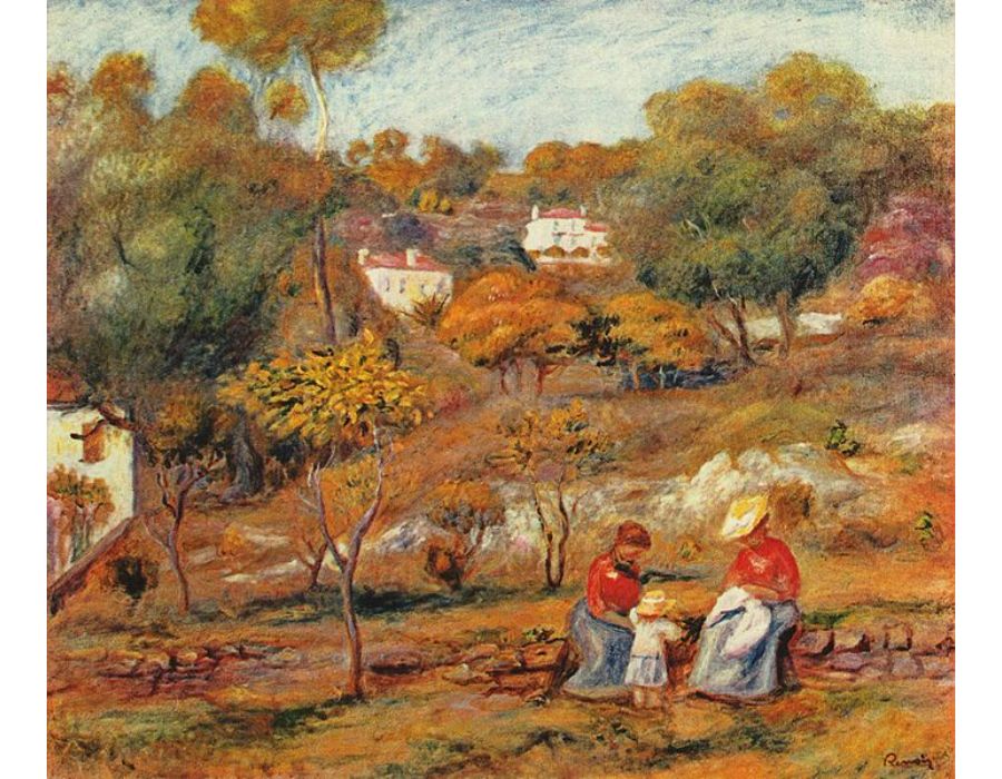 Landscape at Cagnes (2) 