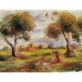 Landscape With Figures At Cagnes