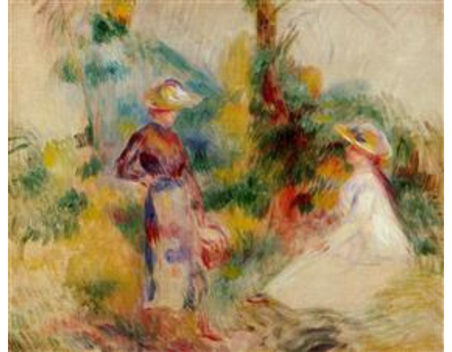 Two Women In A Garden2