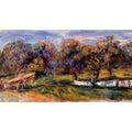 Landscape With Orchard