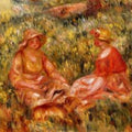 Two Women In The Grass