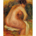 Seated Female Nude by Pierre Auguste Renoir