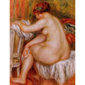 Seated Nude  by Pierre Auguste Renoir