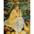 Seated Nude3 by Pierre Auguste Renoir