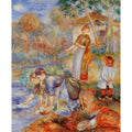 Laundresses by Pierre Auguste Renoir